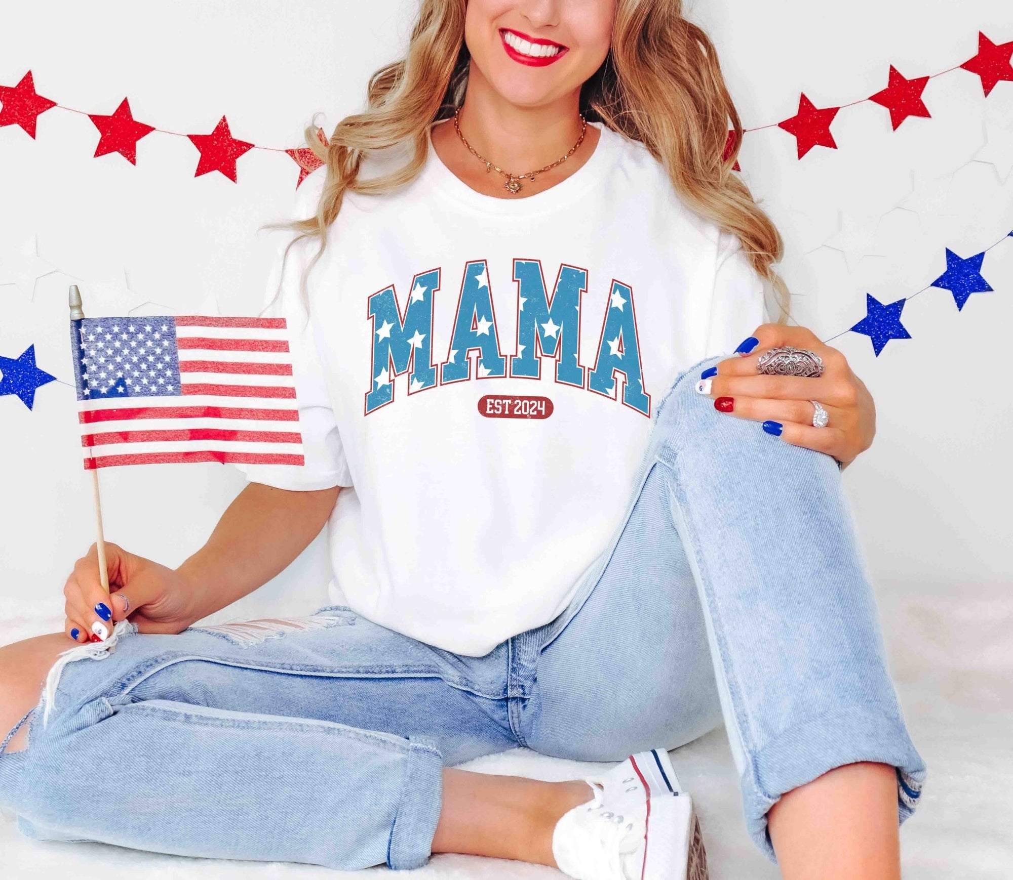 4th of July Mama Est Shirt - Mod Reveals