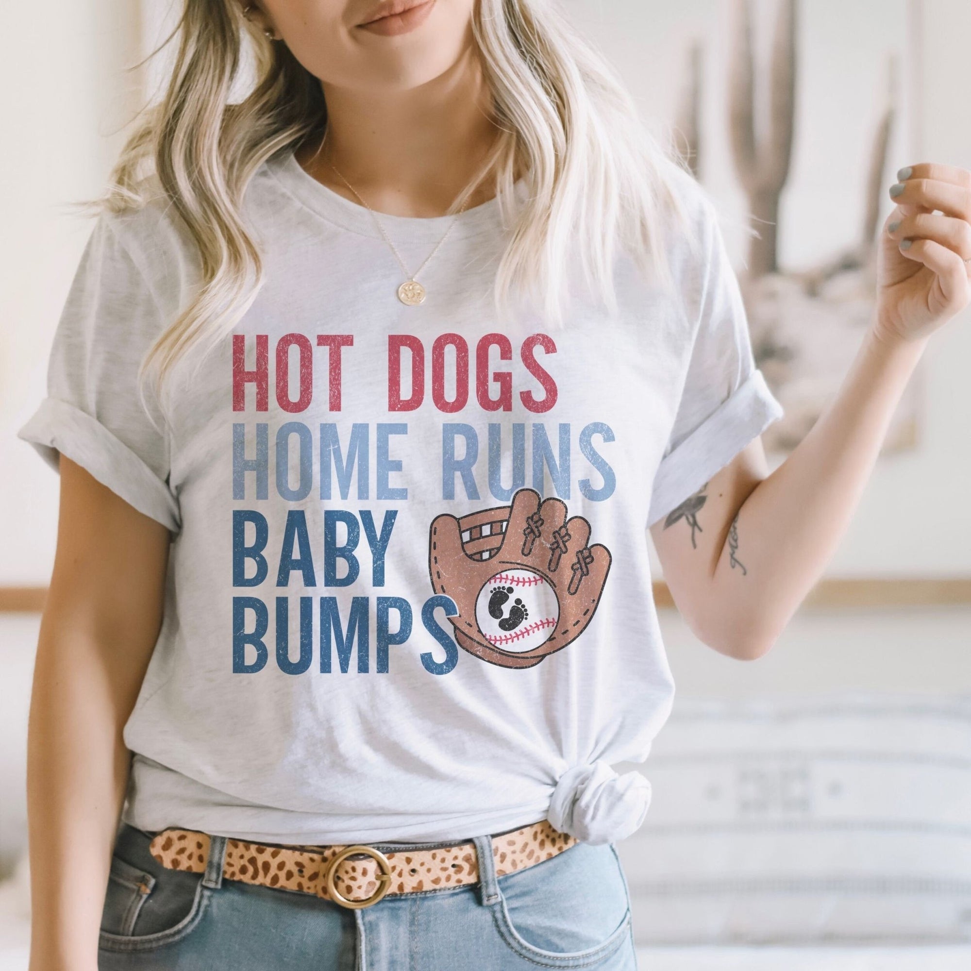 Baseball Baby Bumps Shirt - Mod Reveals