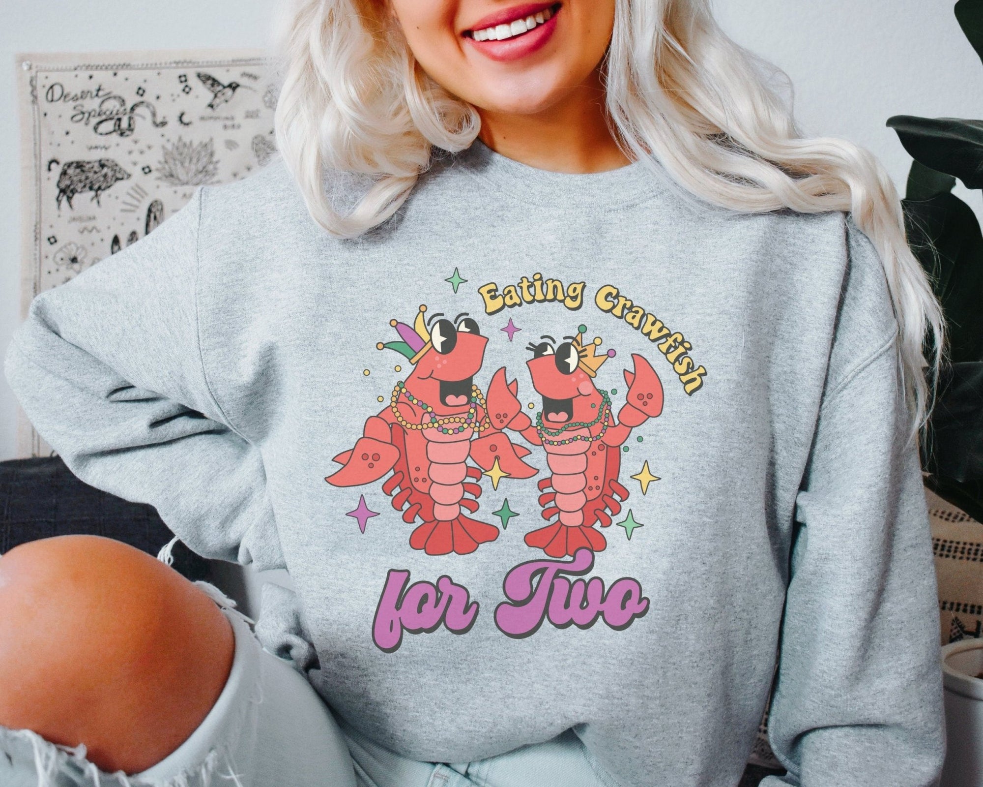 Eating Crawfish For Two Sweatshirt - Mod Reveals