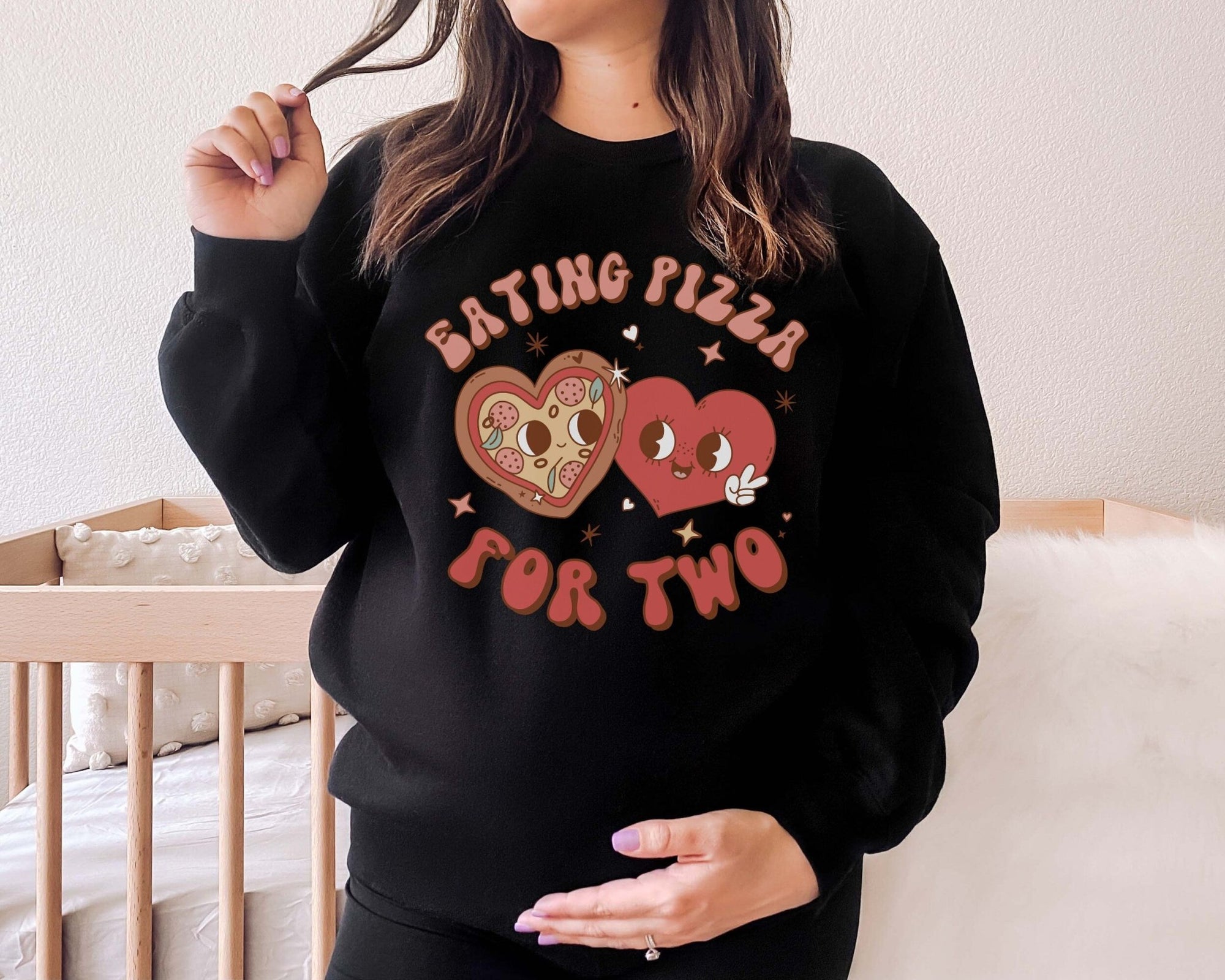 Eating Pizza for Two Sweatshirt - Mod Reveals