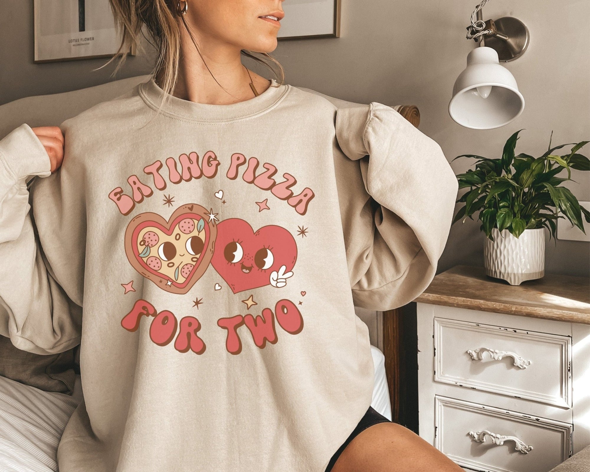 Eating Pizza for Two Sweatshirt - Mod Reveals