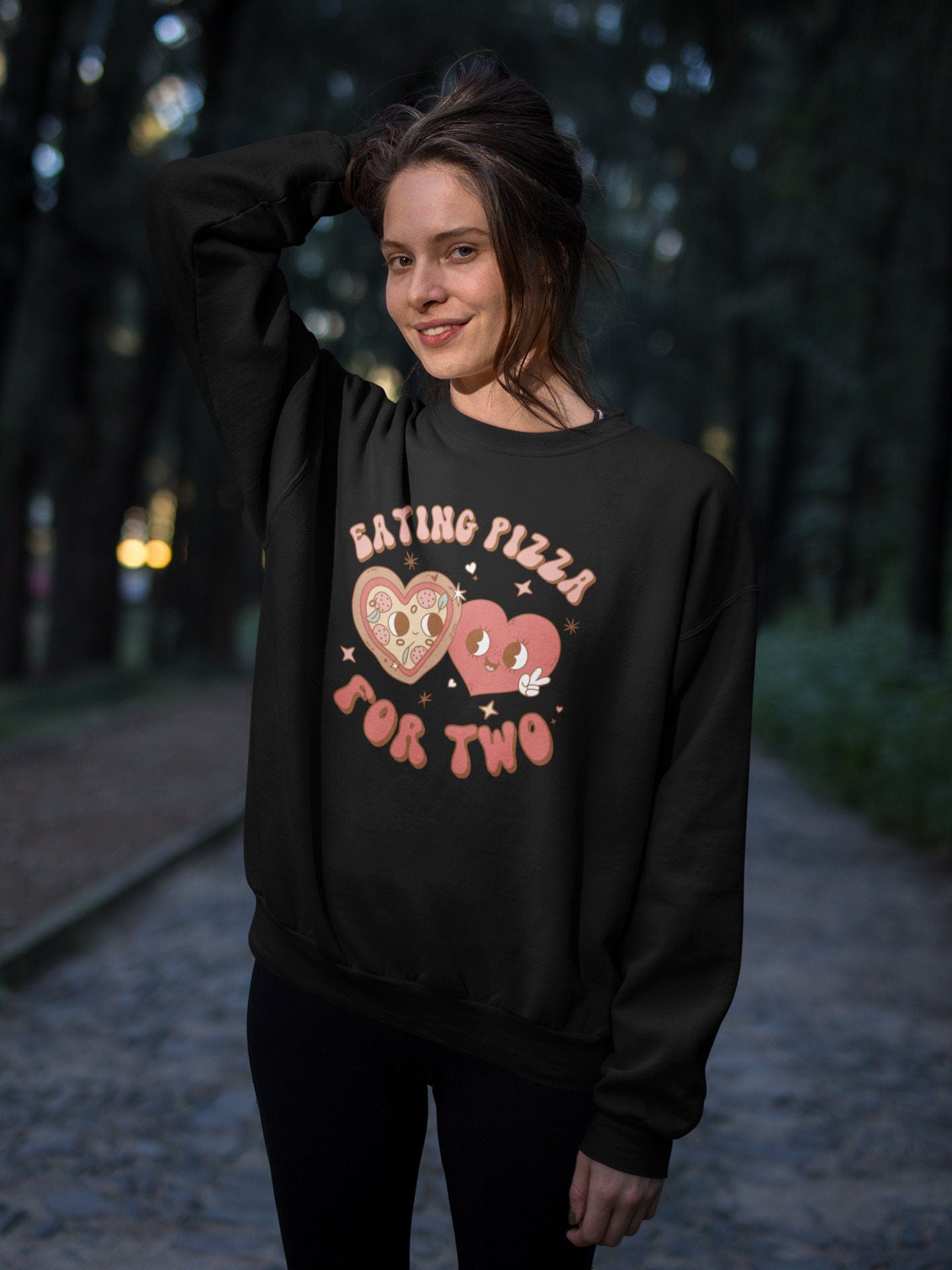 Eating Pizza for Two Sweatshirt - Mod Reveals