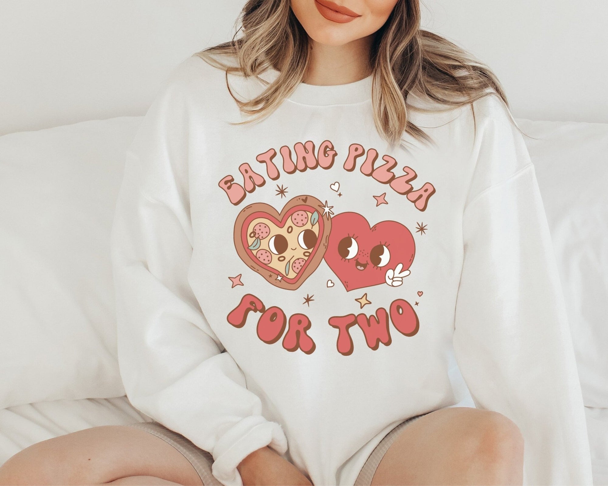 Eating Pizza for Two Sweatshirt - Mod Reveals