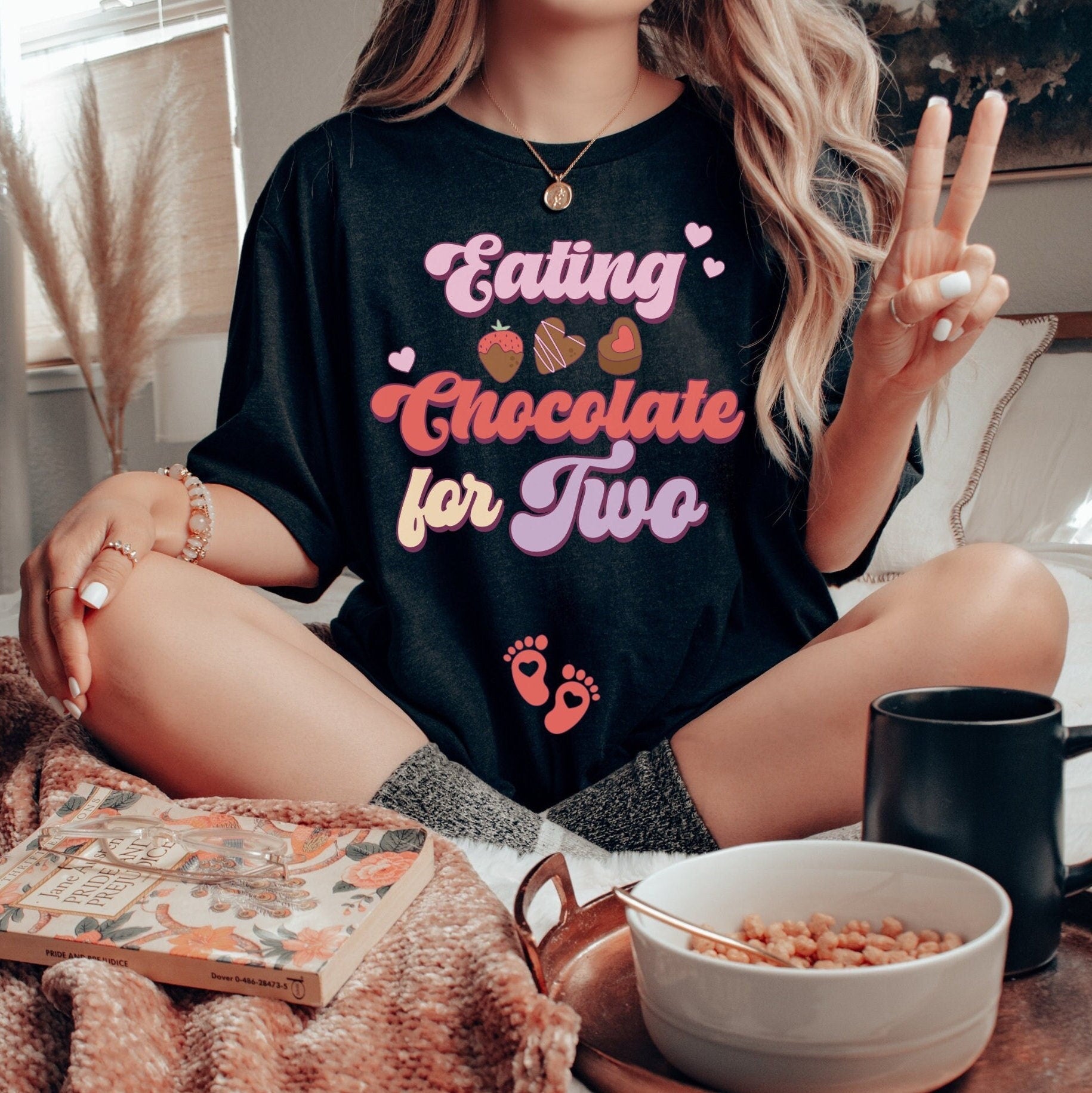 Eating Valentine's Day Chocolate For Two Shirt - Mod Reveals