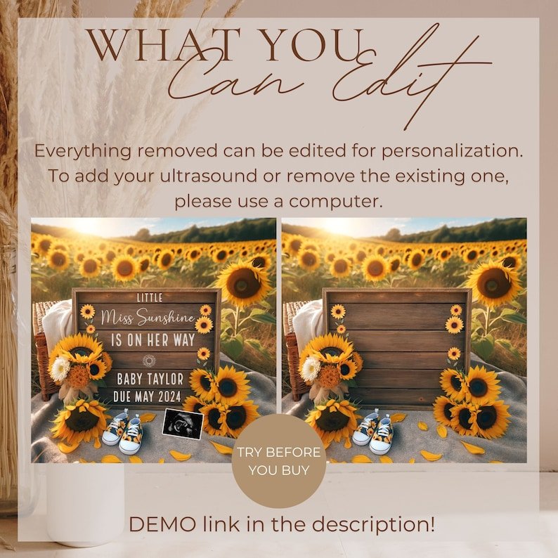 Little Miss Sunshine Digital Template - Mod Reveals