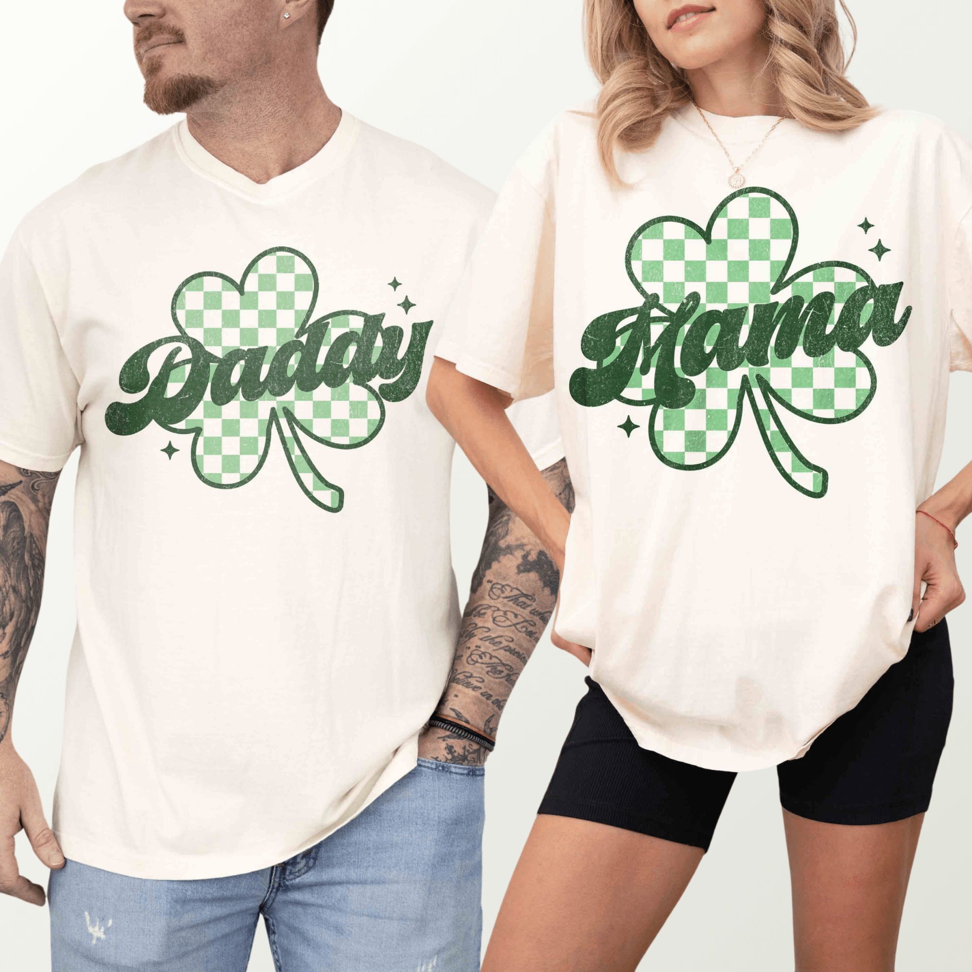 Mama Daddy Clover Shirts - Mod Reveals