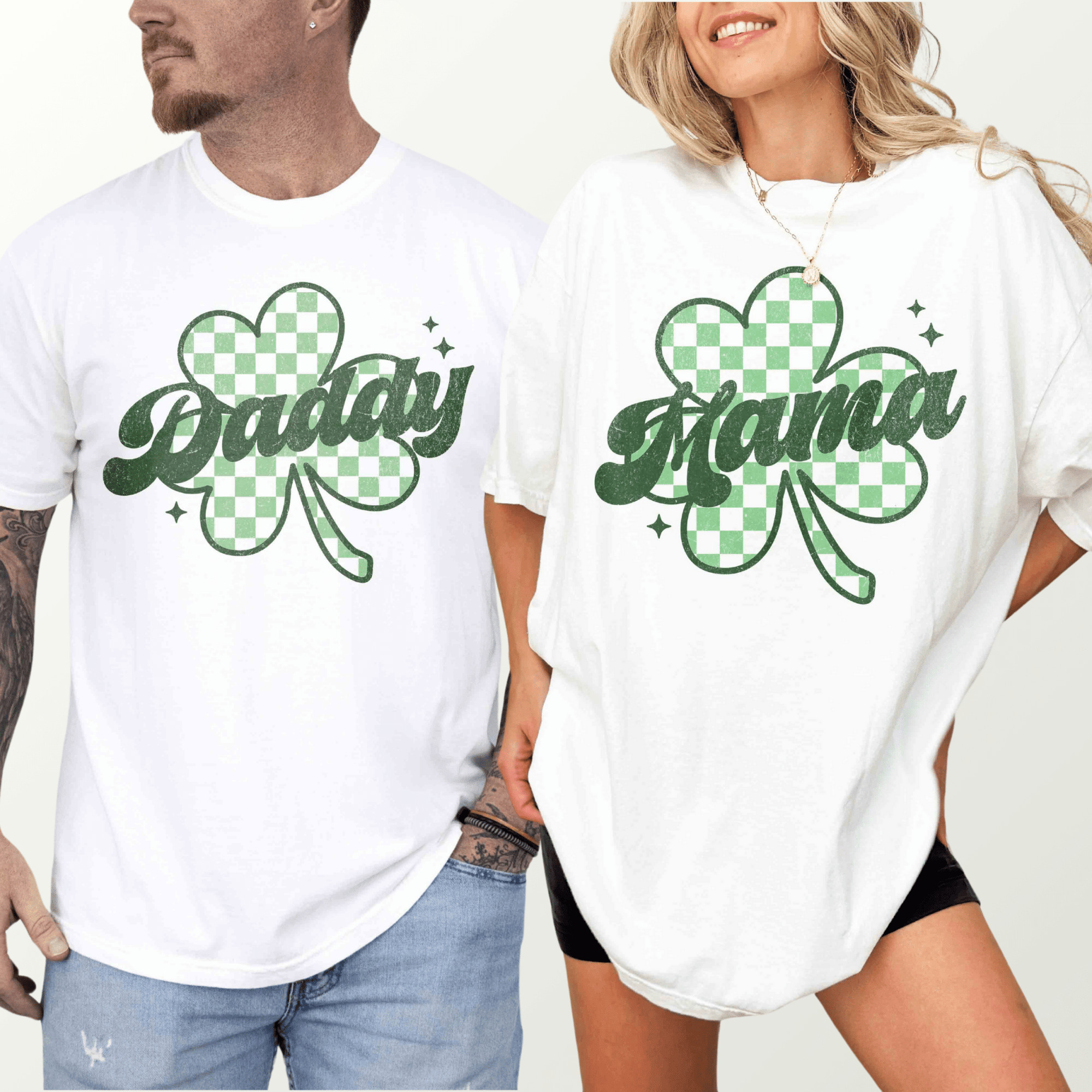 Mama Daddy Clover Shirts - Mod Reveals