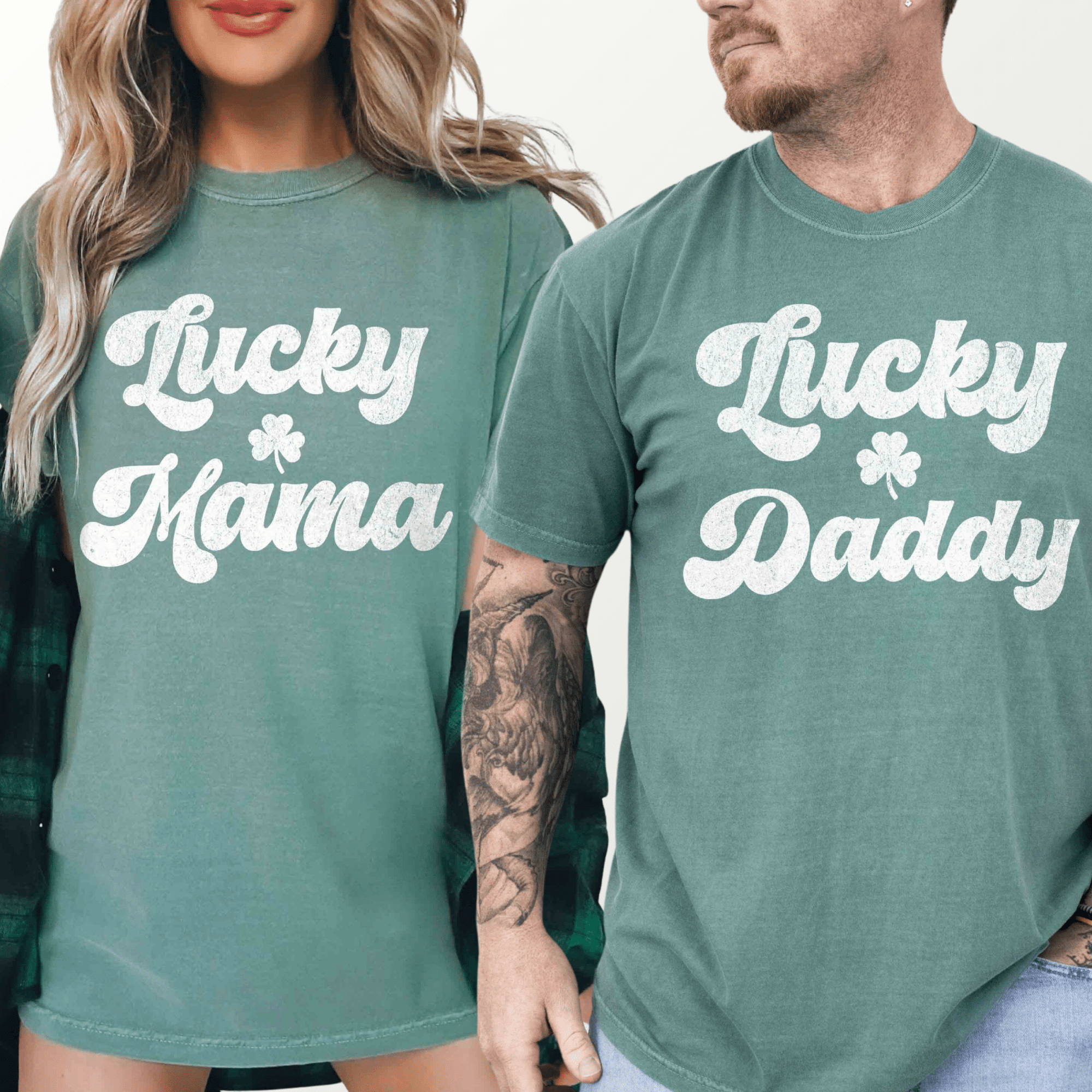 Matching Mama & Daddy St. Patrick’s Day Shirts - Mod Reveals