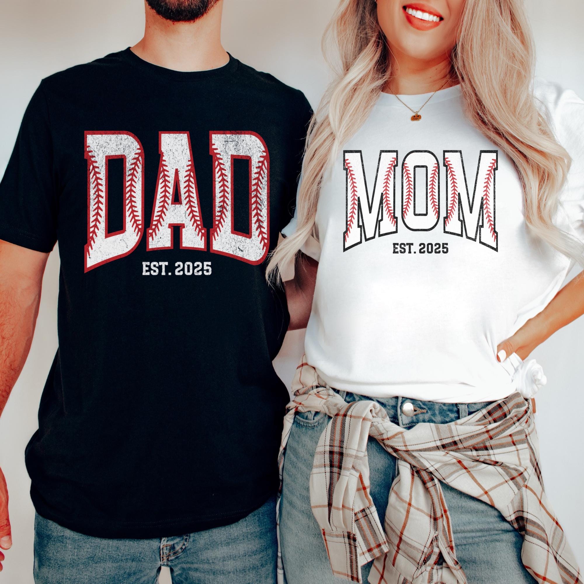 Mom Dad Established Baseball Shirts - Mod Reveals