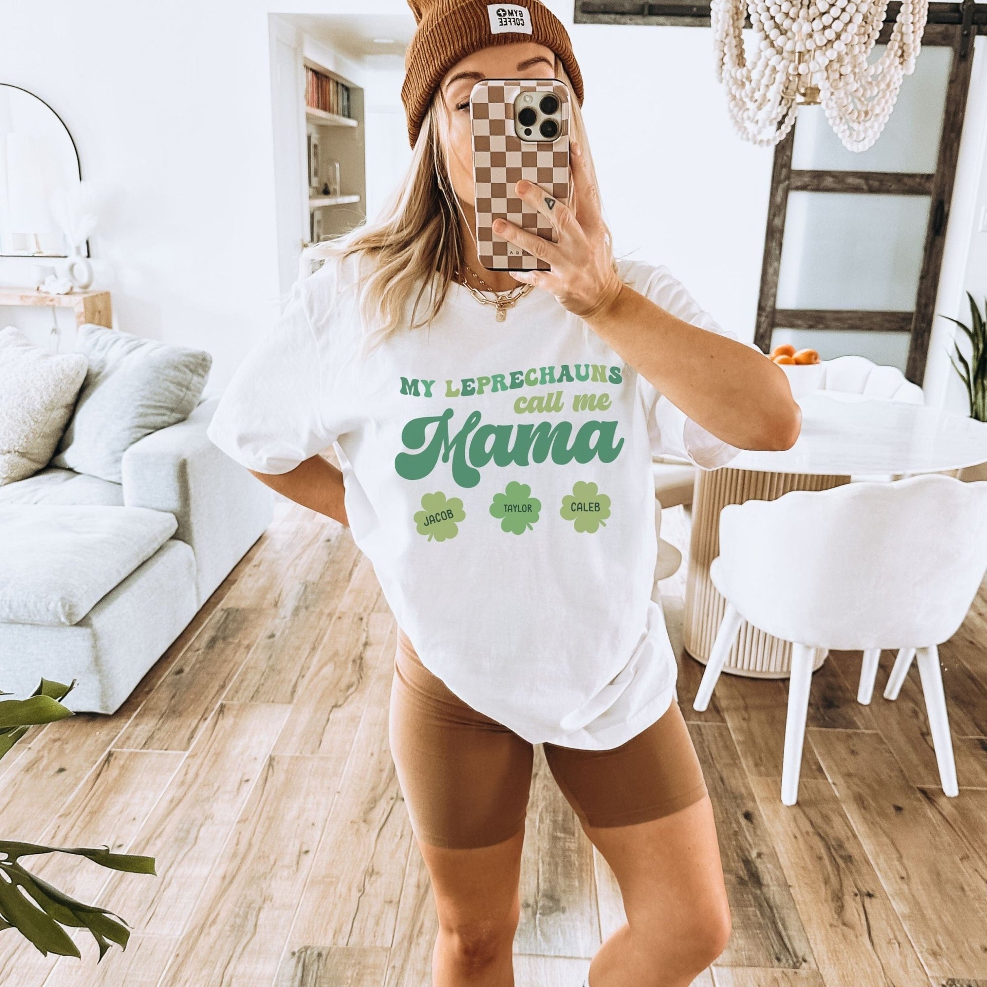 Personalized My Leprechauns Call Me Mama Shirt - Mod Reveals