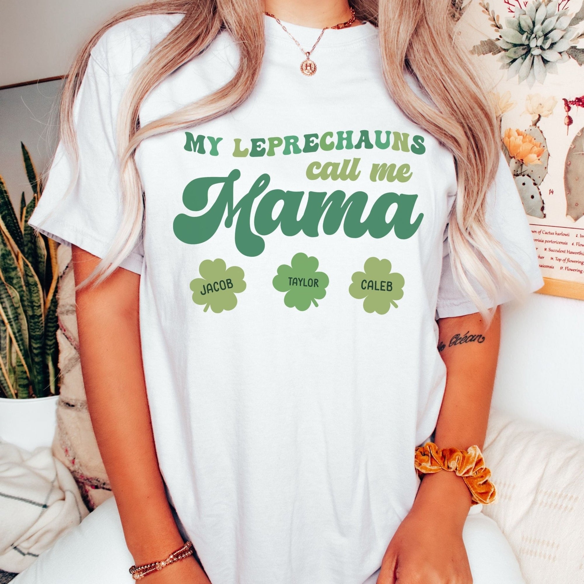 Personalized My Leprechauns Call Me Mama Shirt - Mod Reveals