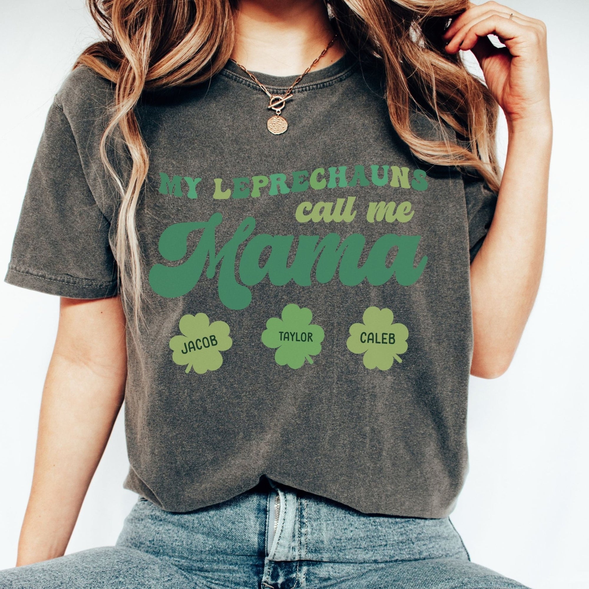 Personalized My Leprechauns Call Me Mama Shirt - Mod Reveals