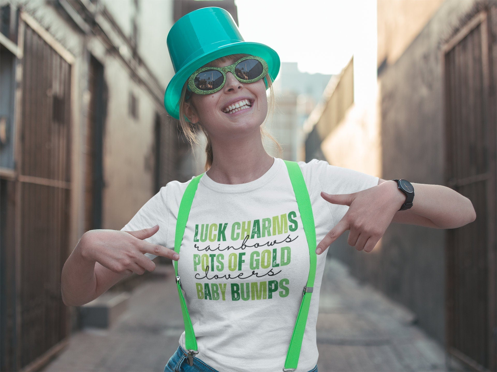 St Patrick's Baby Bump Shirt - Mod Reveals