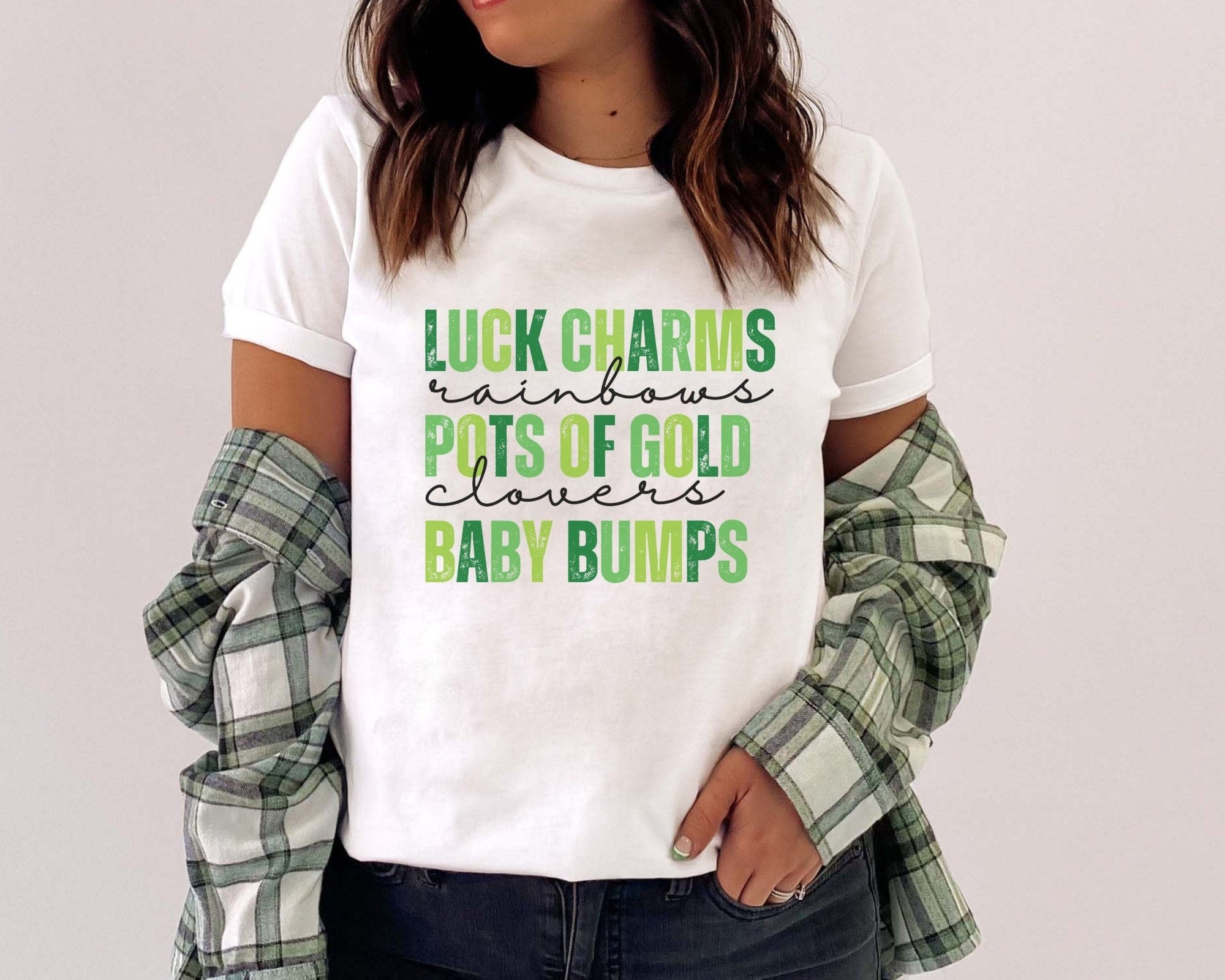 St Patrick's Baby Bump Shirt - Mod Reveals