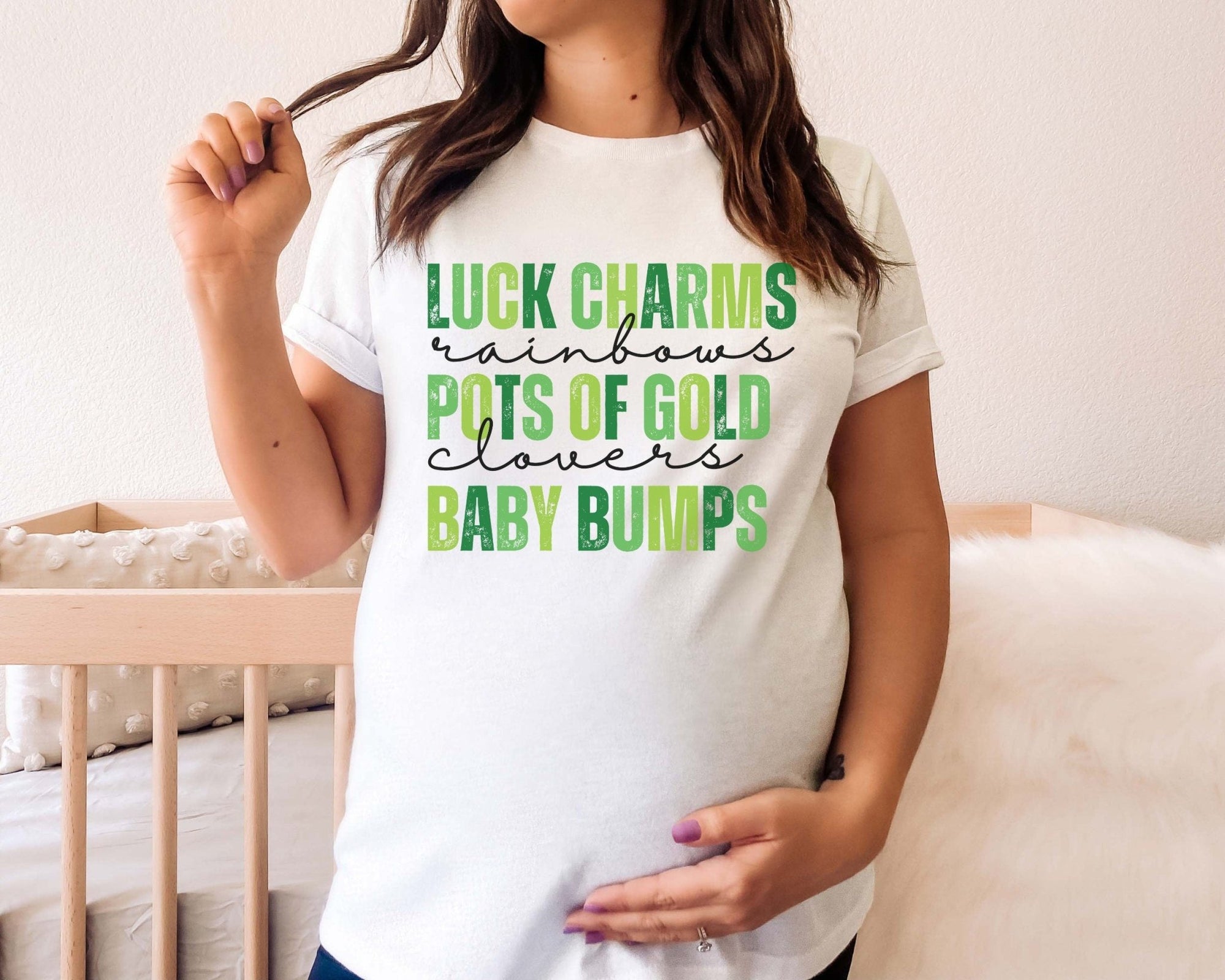 St Patrick's Baby Bump Shirt - Mod Reveals