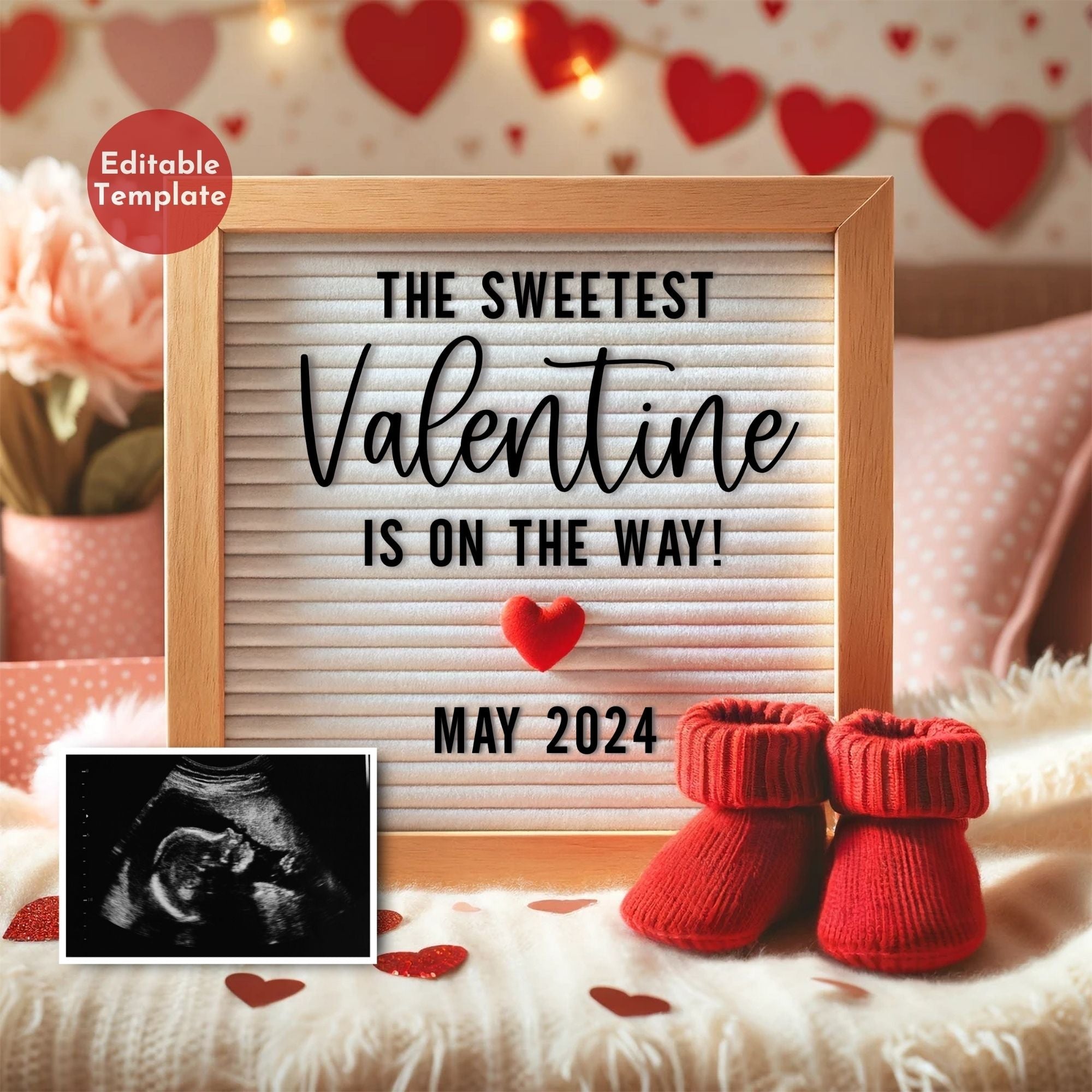 Sweetest Valentine Digital Template Reveal - Mod Reveals