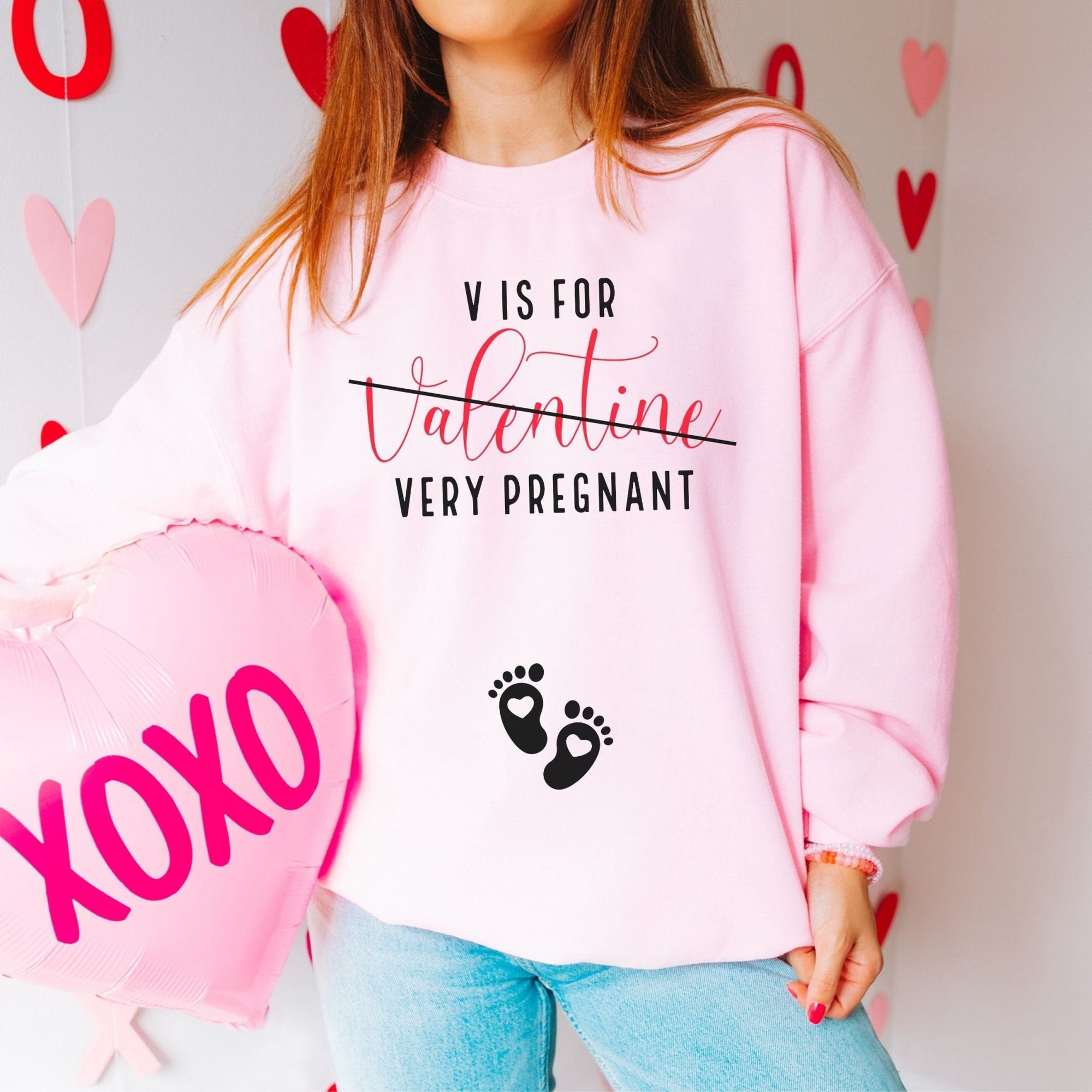 V is for Very Pregnant Sweatshirt - Mod Reveals