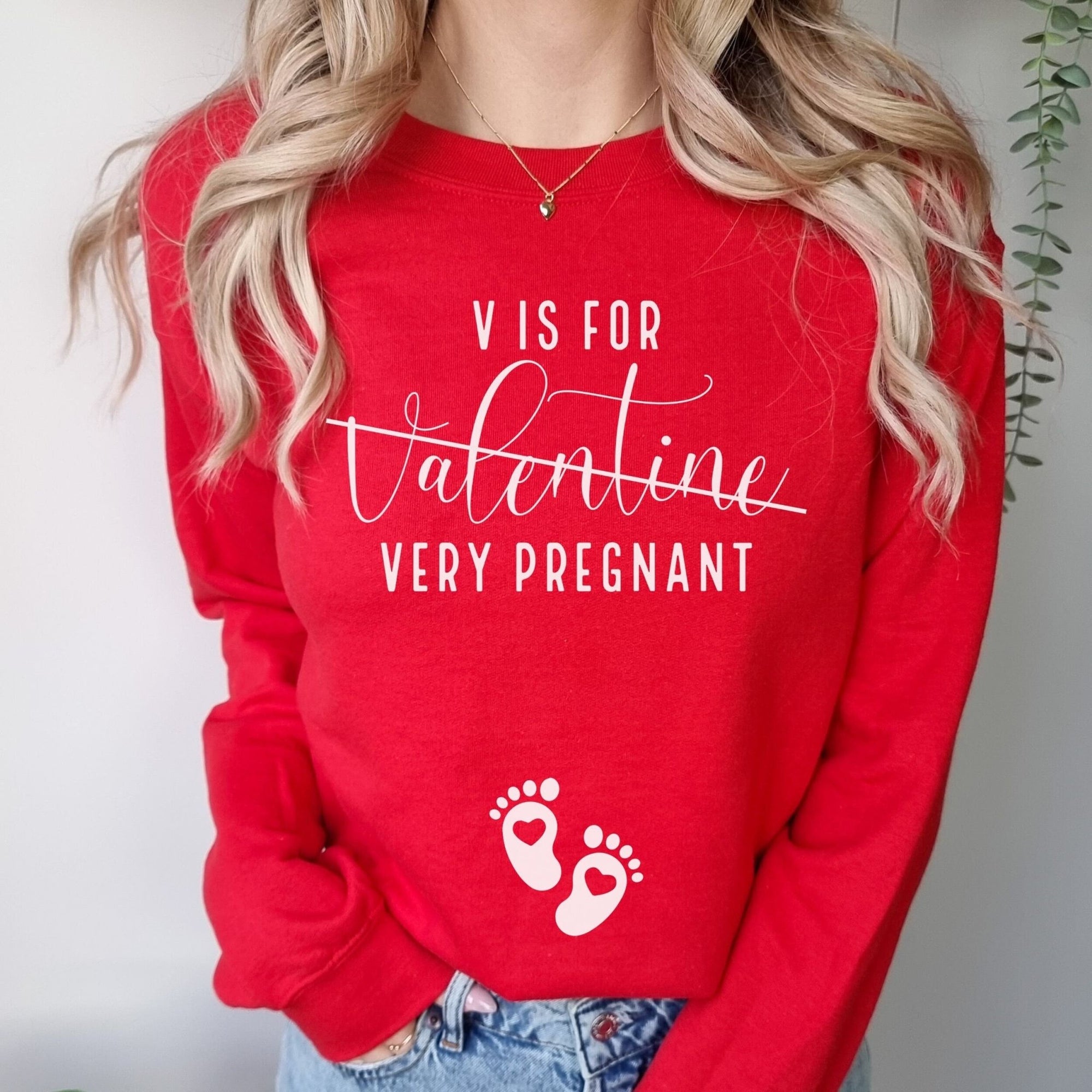 V is for Very Pregnant Sweatshirt - Mod Reveals