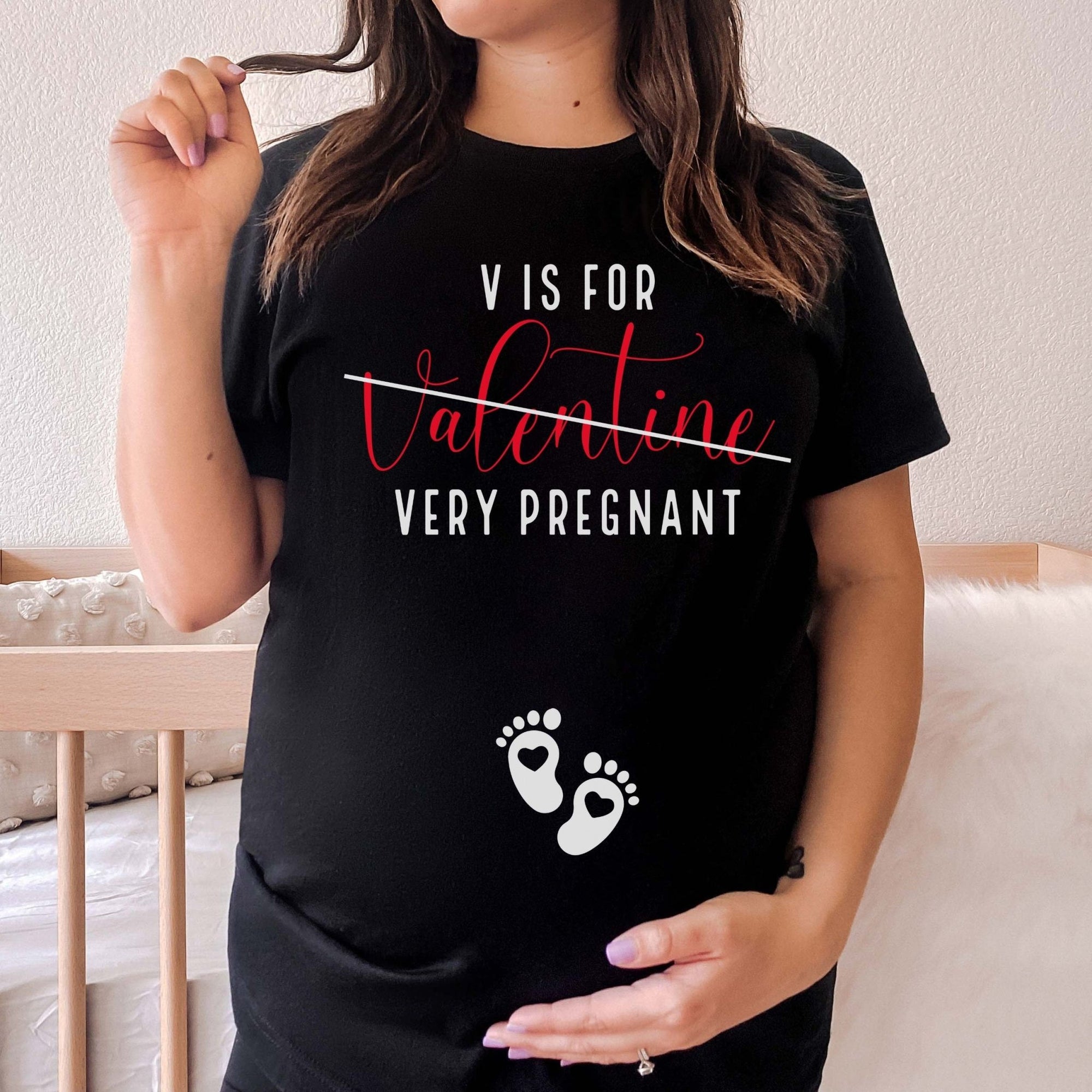 Very Pregnant Valentines Day Shirt - Mod Reveals